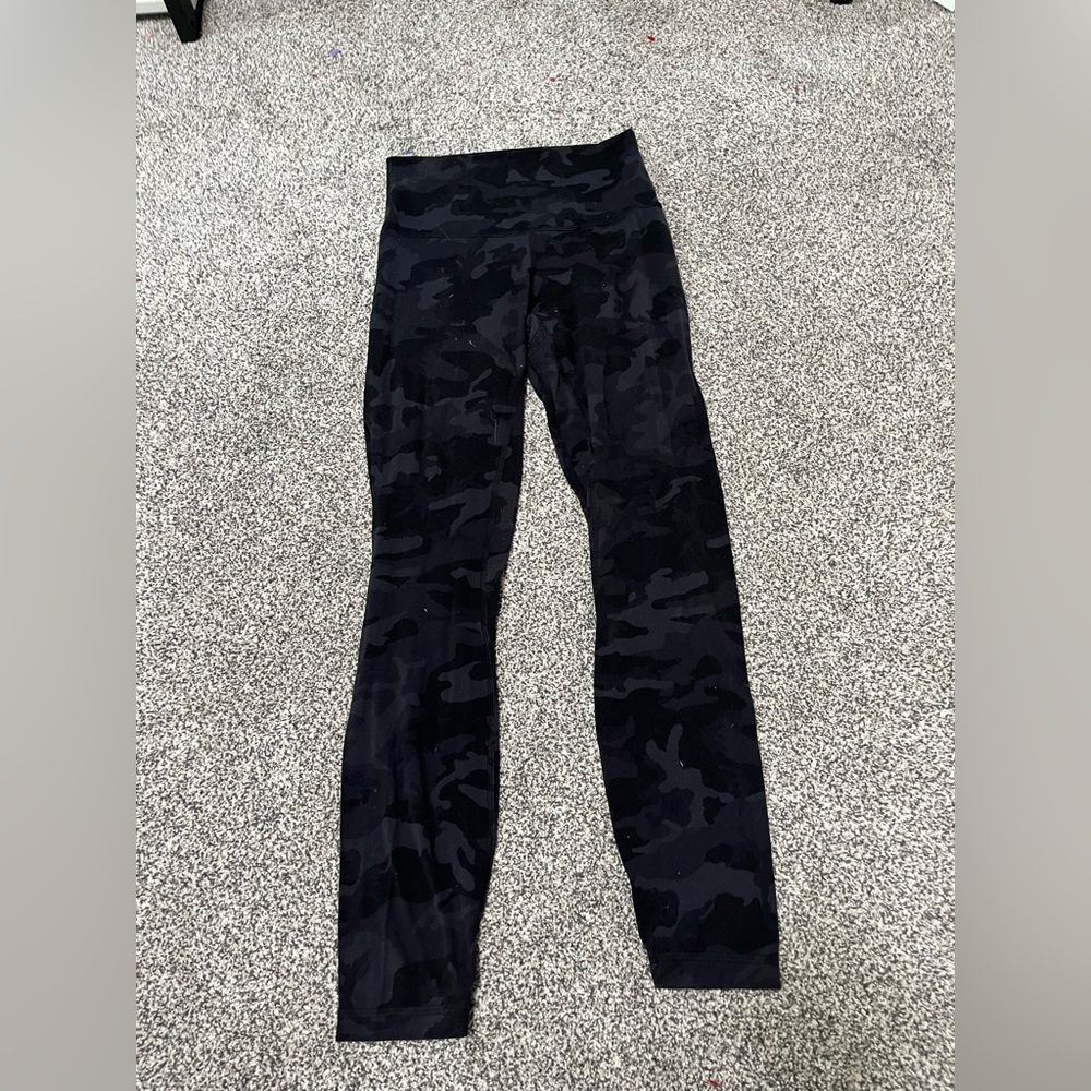 Black Camouflage Leggings